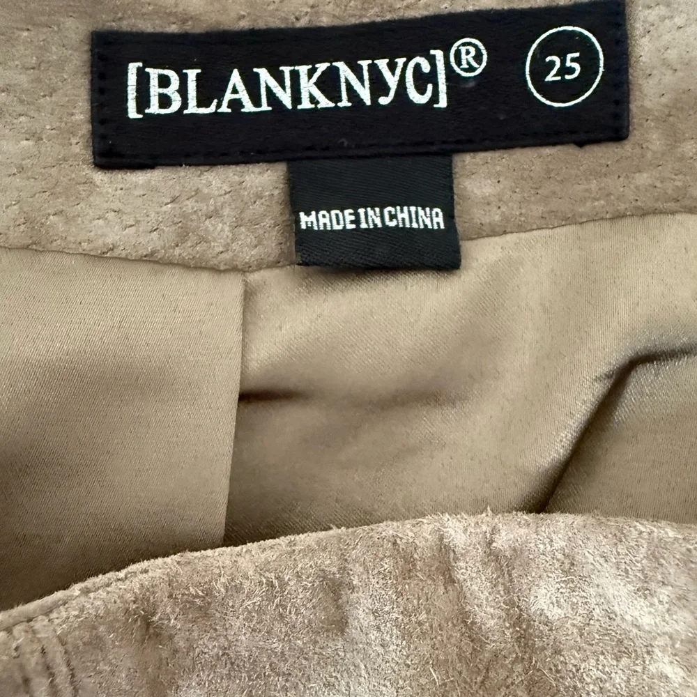 Blank NYC Brown Pencil Mini Skirt with Slit